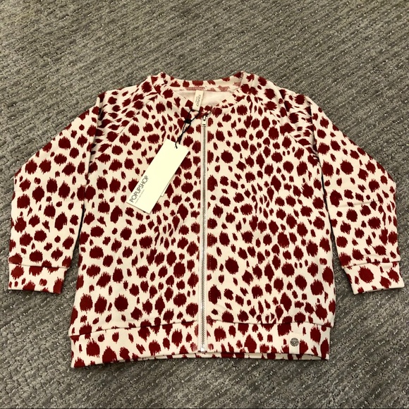 popupshop Other - NWT 🎉HP🎉Popupshop 2/3 Y Bomber Red Leo